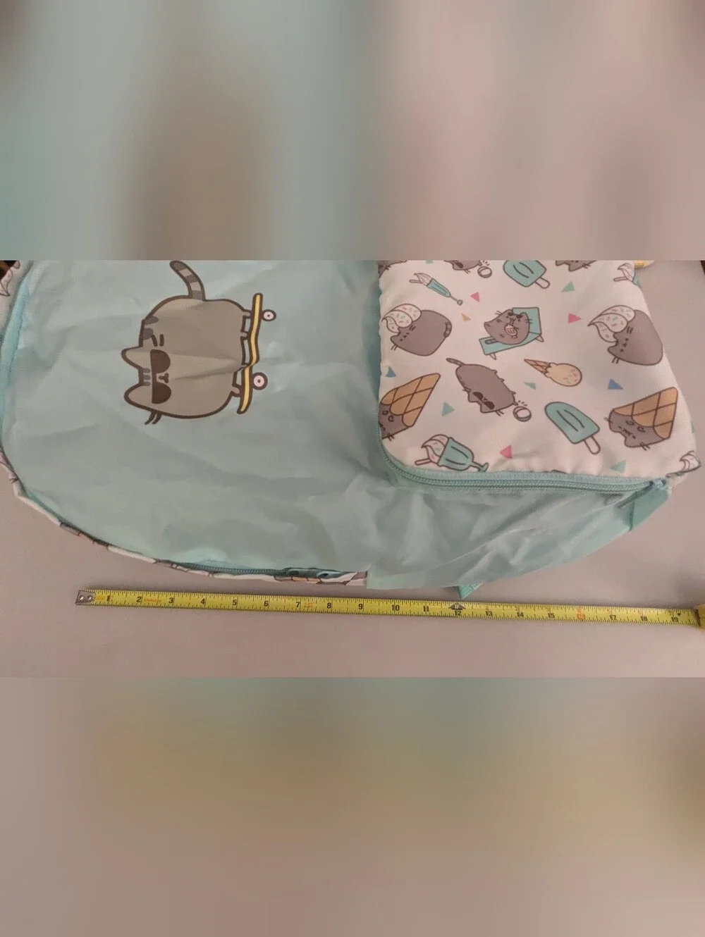 NWT, Pusheen Exclusive Fold Up Packable Zippered Backpack Bag. Holds up to 20lbs